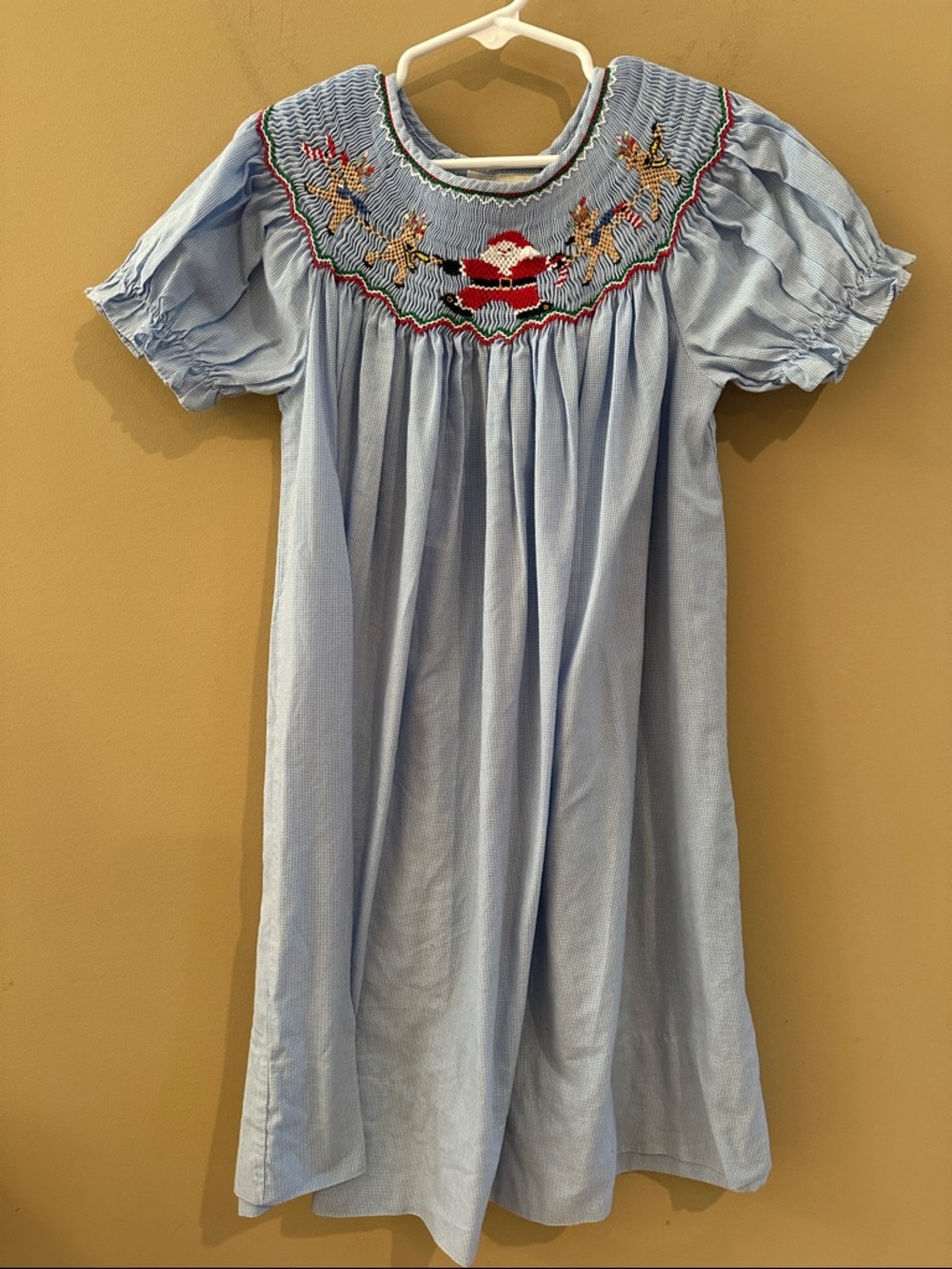 Rosalina collection smocked Christmas dress 5T